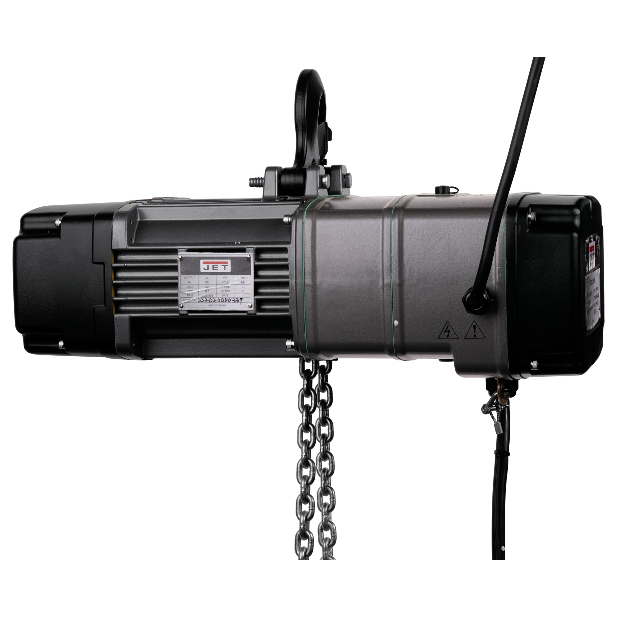 JET, TS/MT Electric Hoist Trolley Kit, Capacity 11000 lb, Lift Height 20 ft, Model# TS500-230-020 KIT